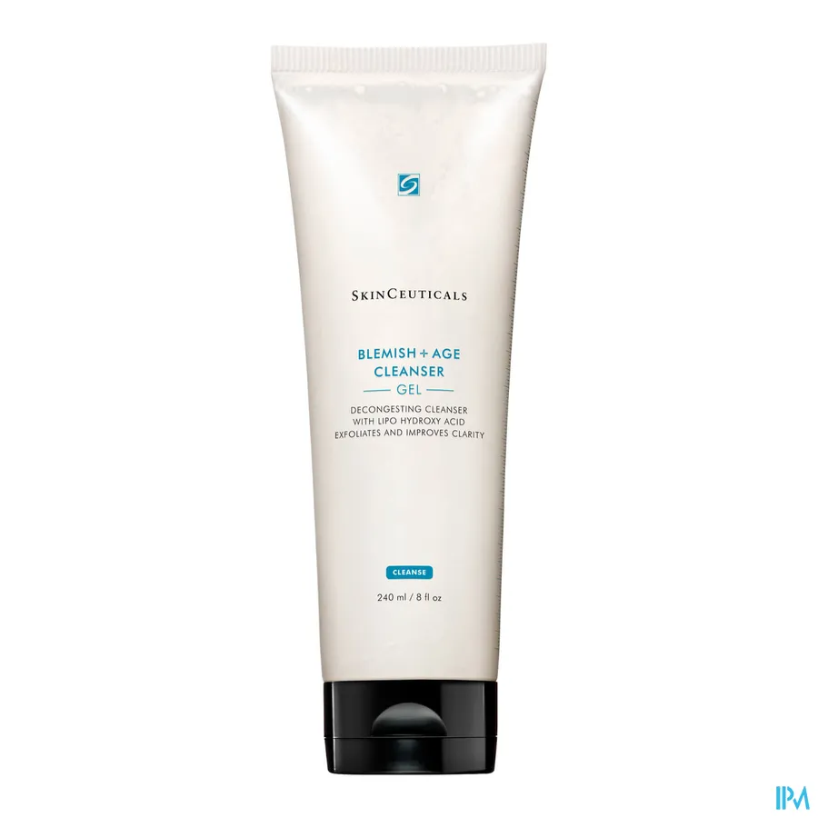 packshot van Skinceuticals Blemish + Age Cleanser - Exfoliërende Anti-Aging Reinigingsgel 240 ml