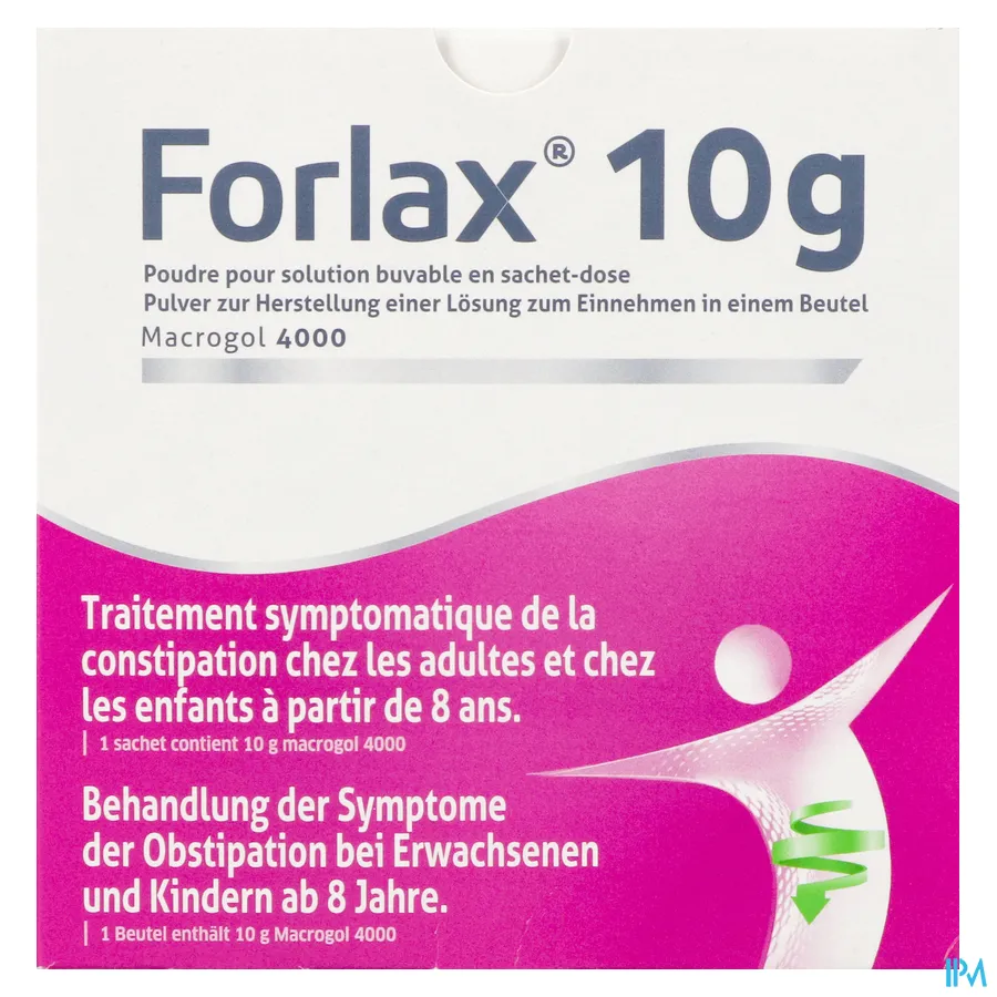 packshot van Forlax 20 zakjes