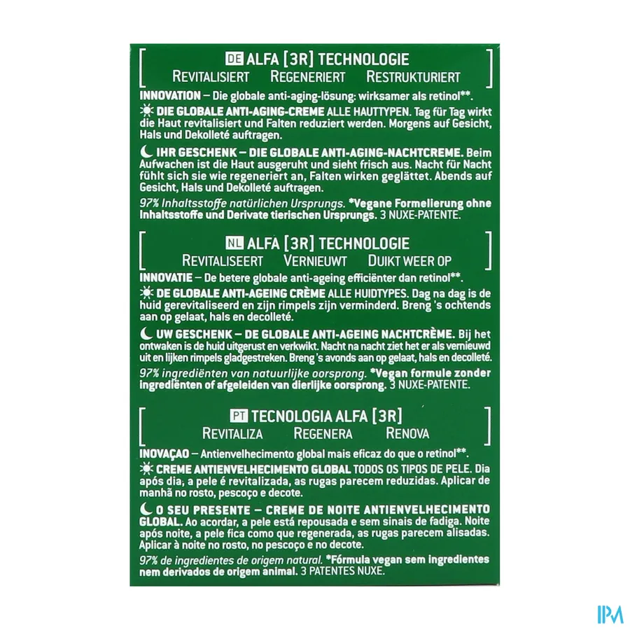 packshot van Nuxe Nuxuriance Ultra 3r Kit Creme Dag/Nacht 2 Producten