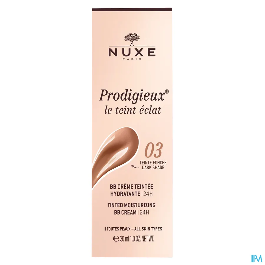 packshot van Nuxe Prodigieux Bb Creme Donker Getinte 03 30ml