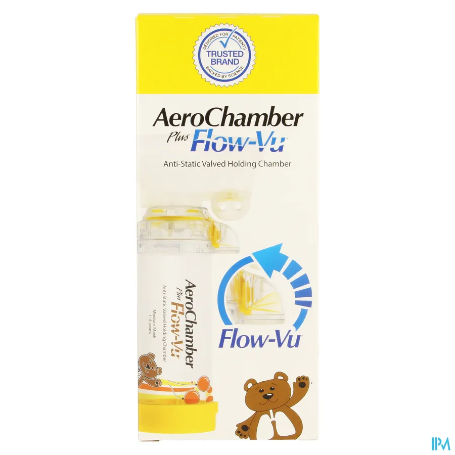 packshot van Aerochamber geel kind