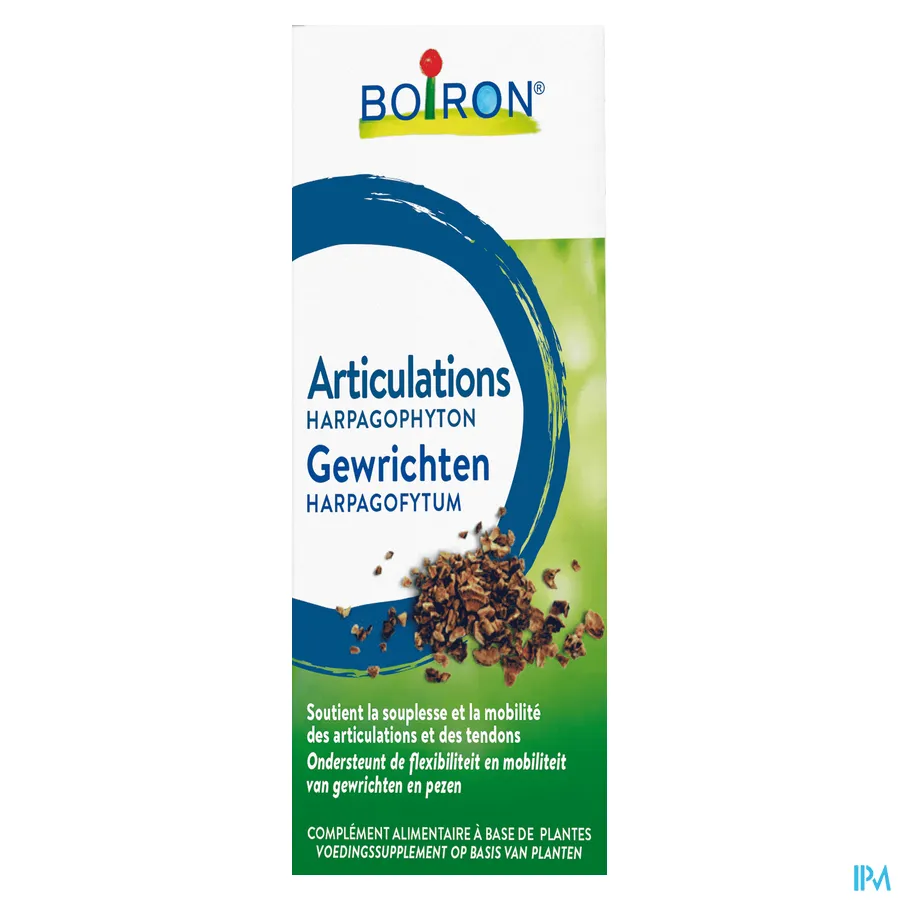 packshot van Boiron Harpagofytum -Gewrichten- Ondersteuning van Flexibiliteit en Mobiliteit van Gewrichten en Pezen 60 ml