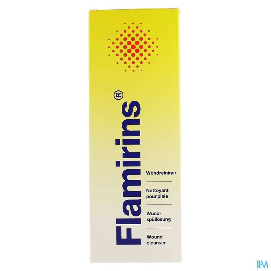 packshot van Flamirins Isotone Gebufferde Wondreiniger Spray 250 ml