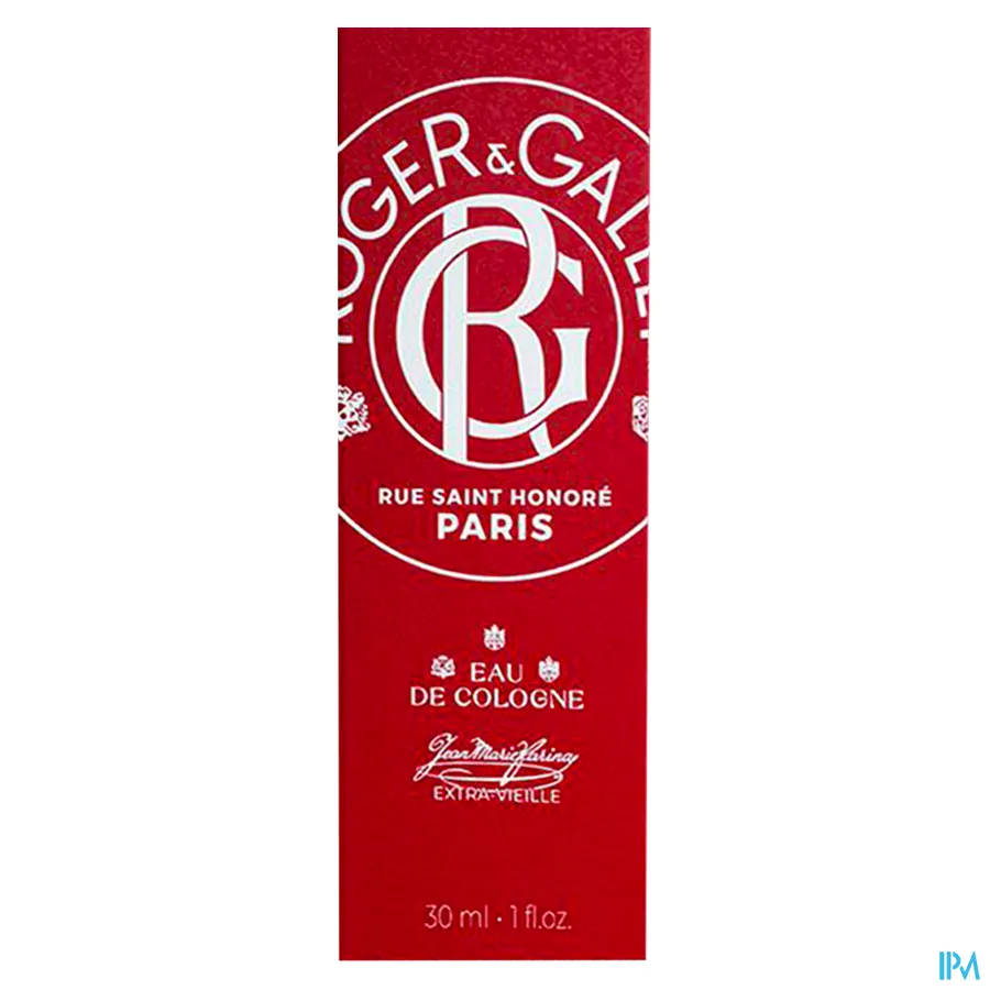 packshot van Roger & Gallet Jean-Marie Farina Eau de Cologne 30 ml