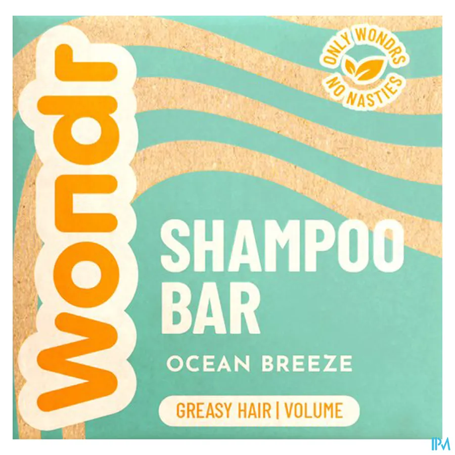 packshot van WONDR Shampoo Bar Ocean Breeze 55 g