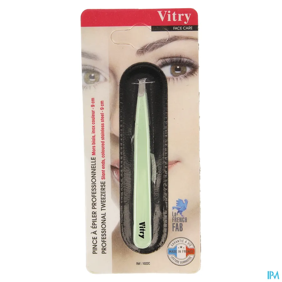 packshot van Vitry Gekleurd Epileerpincet met Schuine Top