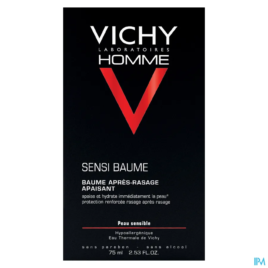 packshot van Vichy Homme Sensi-Baume Aftershave Balsem 75 ml