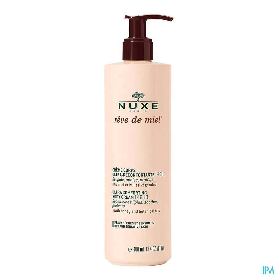 packshot van Nuxe Rêve de Miel Lichaamscrème Promo -€4* 400 ml