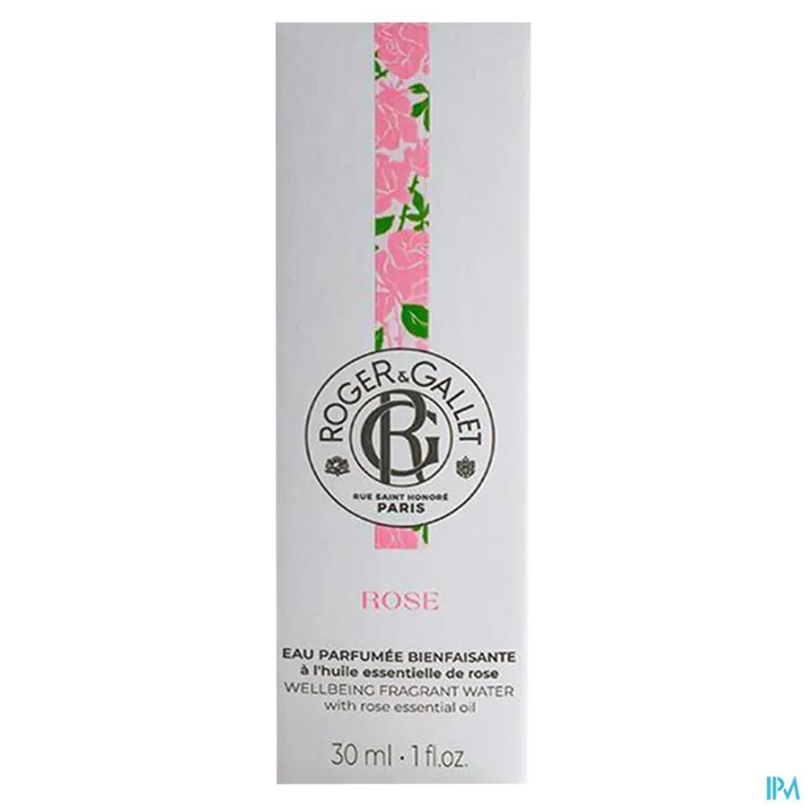 packshot van Roger & Gallet Rose Geparfumeerd Water 30 ml