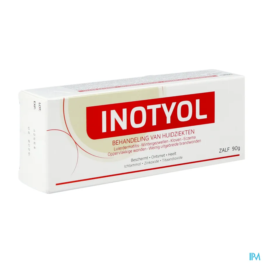 packshot van Inotyol Zalf voor de Behandeling van Huidziekten Tube 90 g