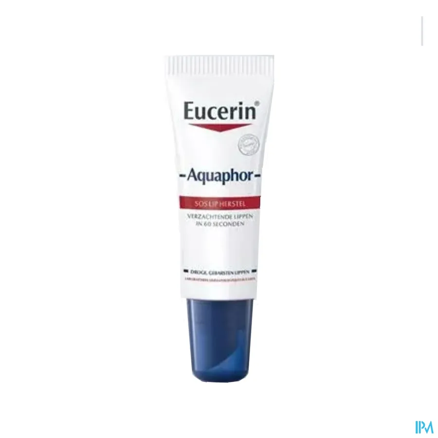packshot van Eucerin Aquaphor SOS Lippenbalsem 10 ml