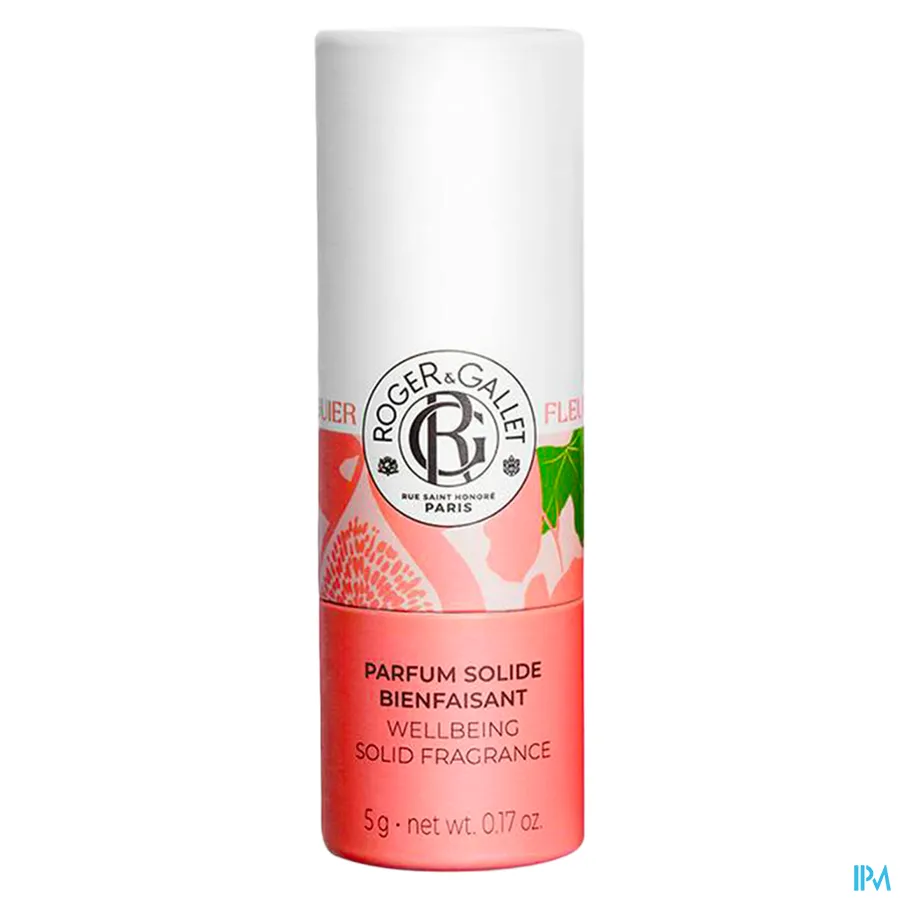 packshot van Roger & gallet Fleur Figuier Parf.solide Concrete 5 g