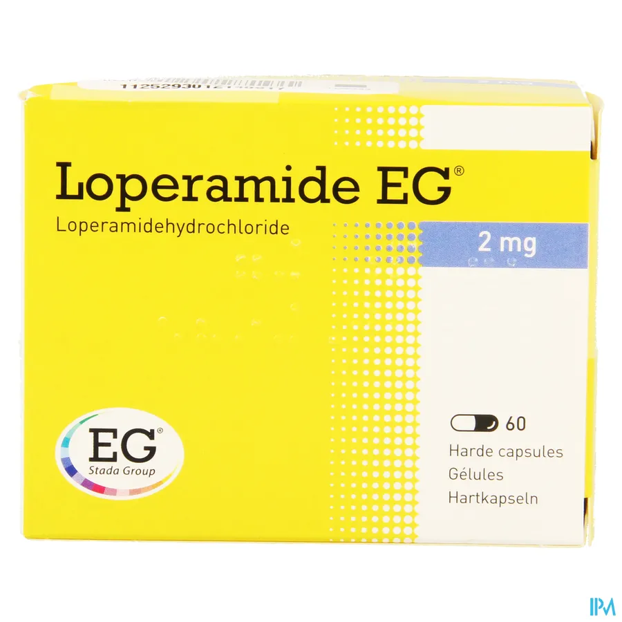 packshot van Loperamide EG 60 capsules