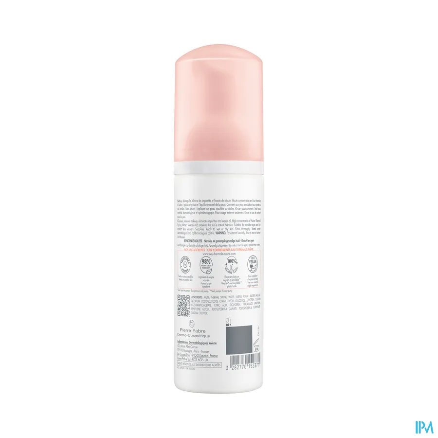 packshot van Avène Matterende Reinigingsmousse 150 ml