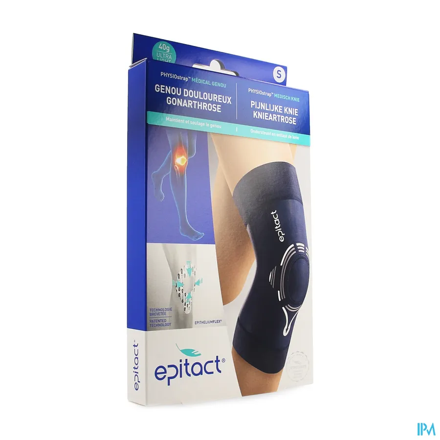 packshot van Epitact Kniebescherming Physiostrap S 1 stuk