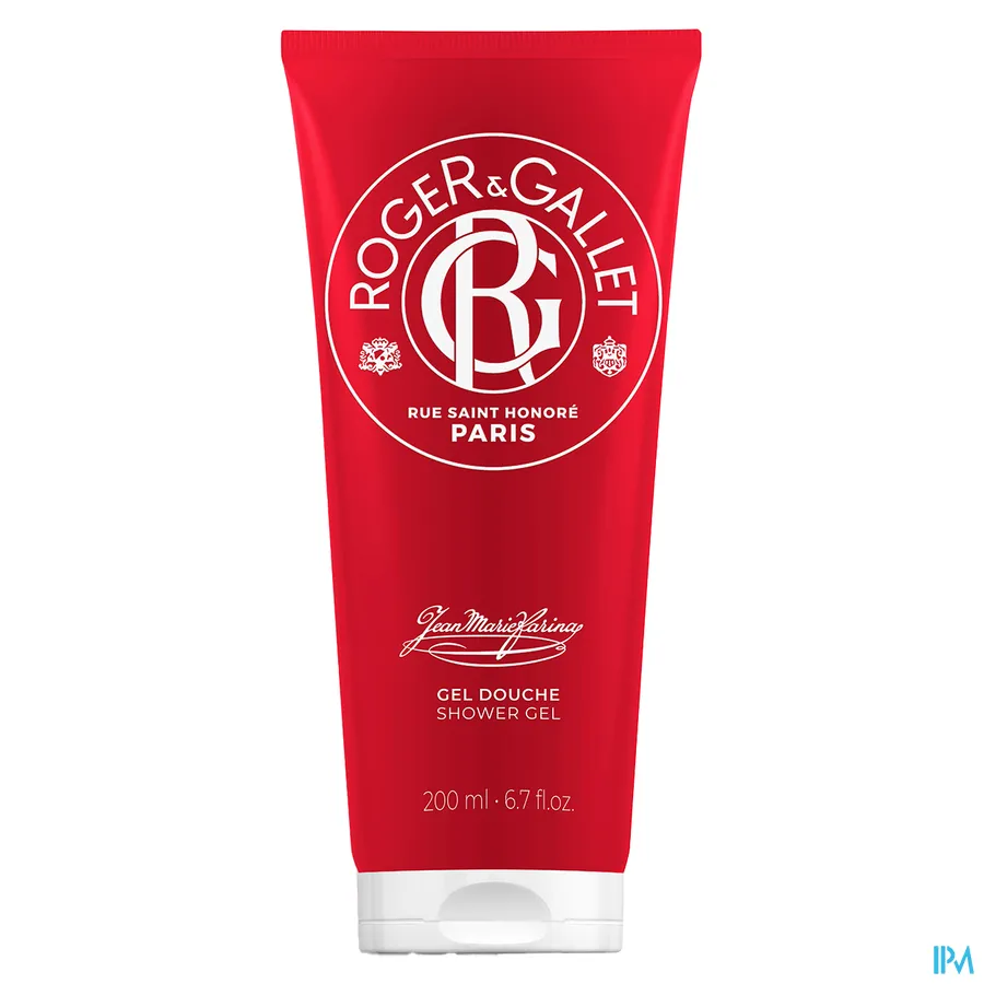 packshot van Roger & Gallet Jean-Marie Farina Douchegel 200 ml