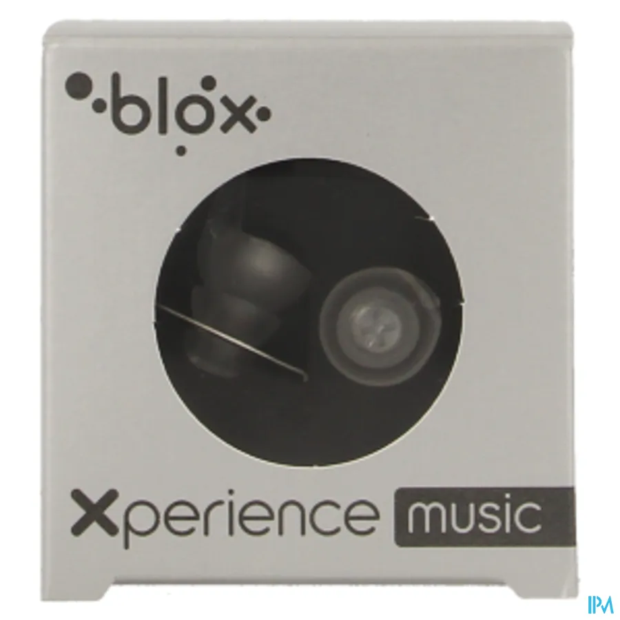 packshot van Blox Xperience Music Oordopjes met Akoestische Filter in Transparant 1 Paar