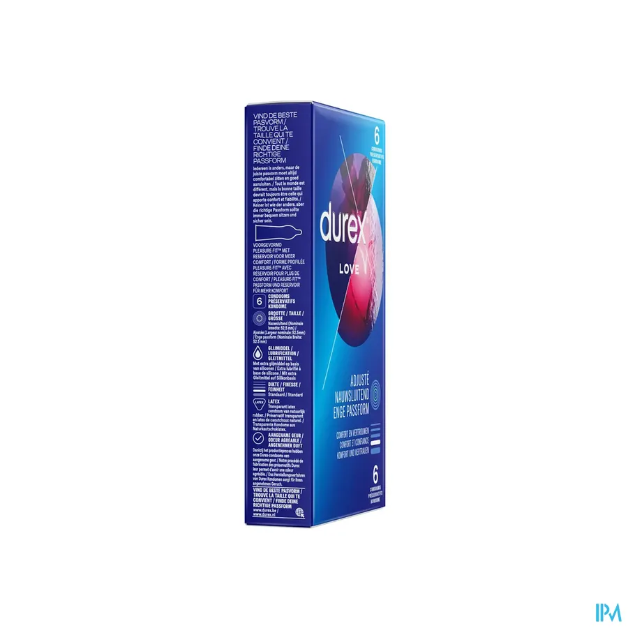 packshot van Durex Love 6 Condooms