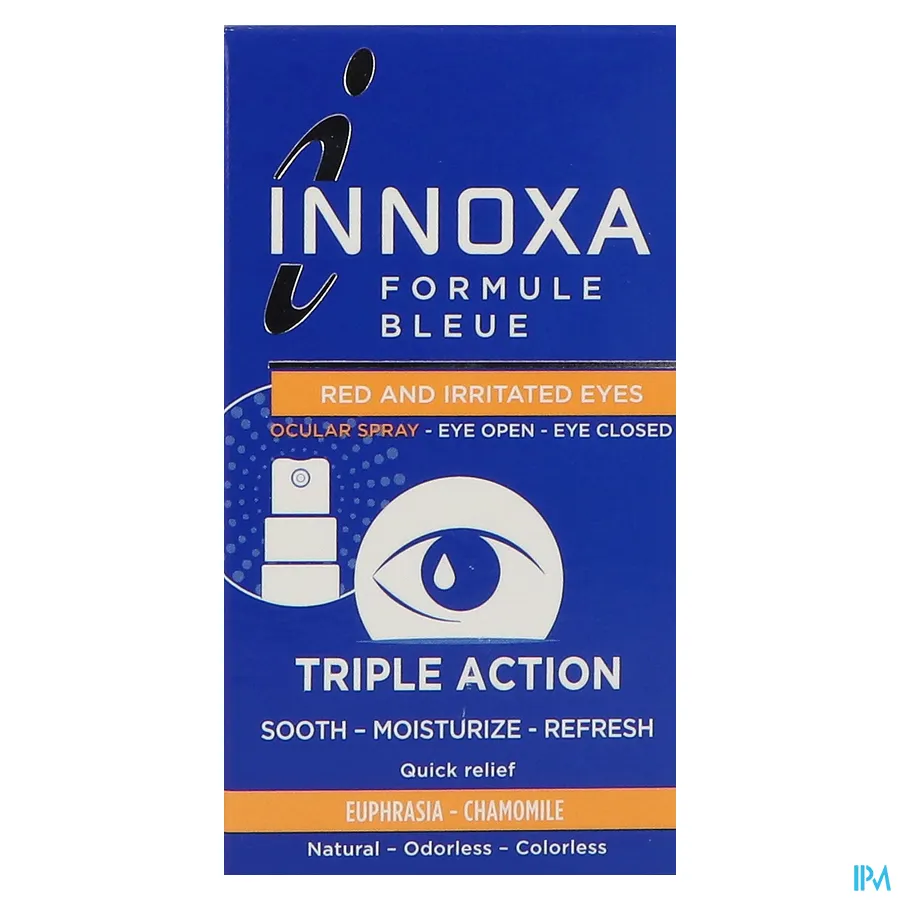 packshot van Innoxa Triple Action Oogspray (Rode & Geïriteerde Ogen) 10 ml