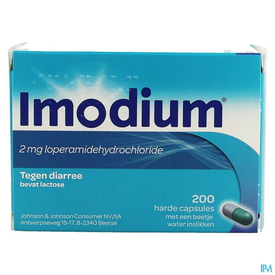 packshot van Imodium 200 capsules