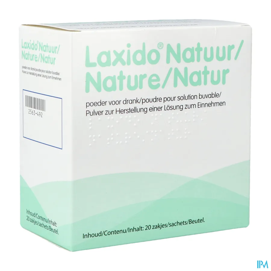packshot van Laxido Natuur 20 zakjes