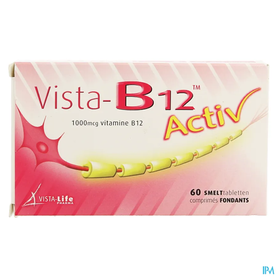 packshot van Vista B-12 Activ 60 smelttabletten