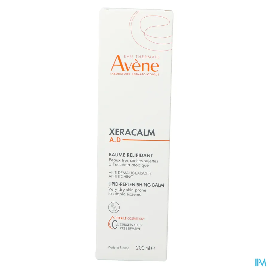 packshot van Avene Xeracalm A.D. Relipiderende Balsem 200 ml