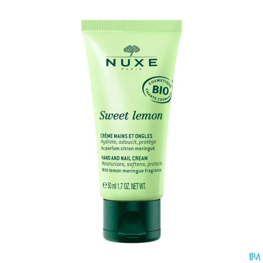 packshot van Nuxe Sweet Lemon Handcrème 50 ml