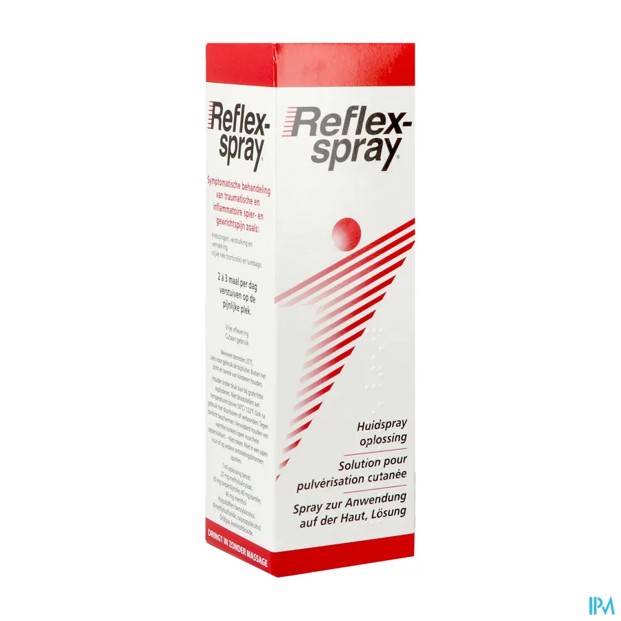 packshot van Reflex Spray Huidspray Oplossing 130 ml