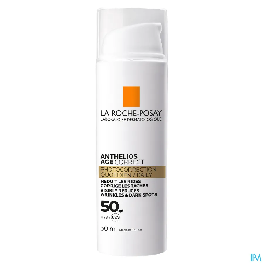 packshot van La Roche-Posay Anthelios Age Correct Lichte Dagcrème SPF 50+ 50 ml