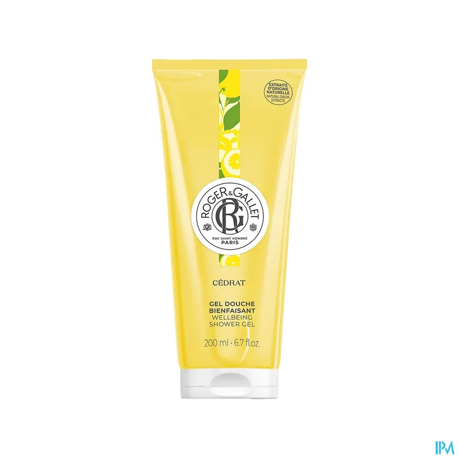 packshot van Roger & Gallet Cédrat Douchegel 200 ml