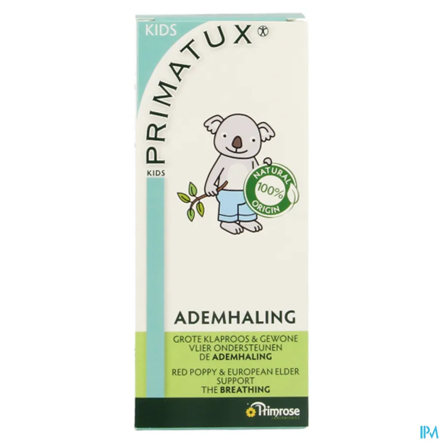 packshot van Primatux Kids voor de Ademhaling 120 ml