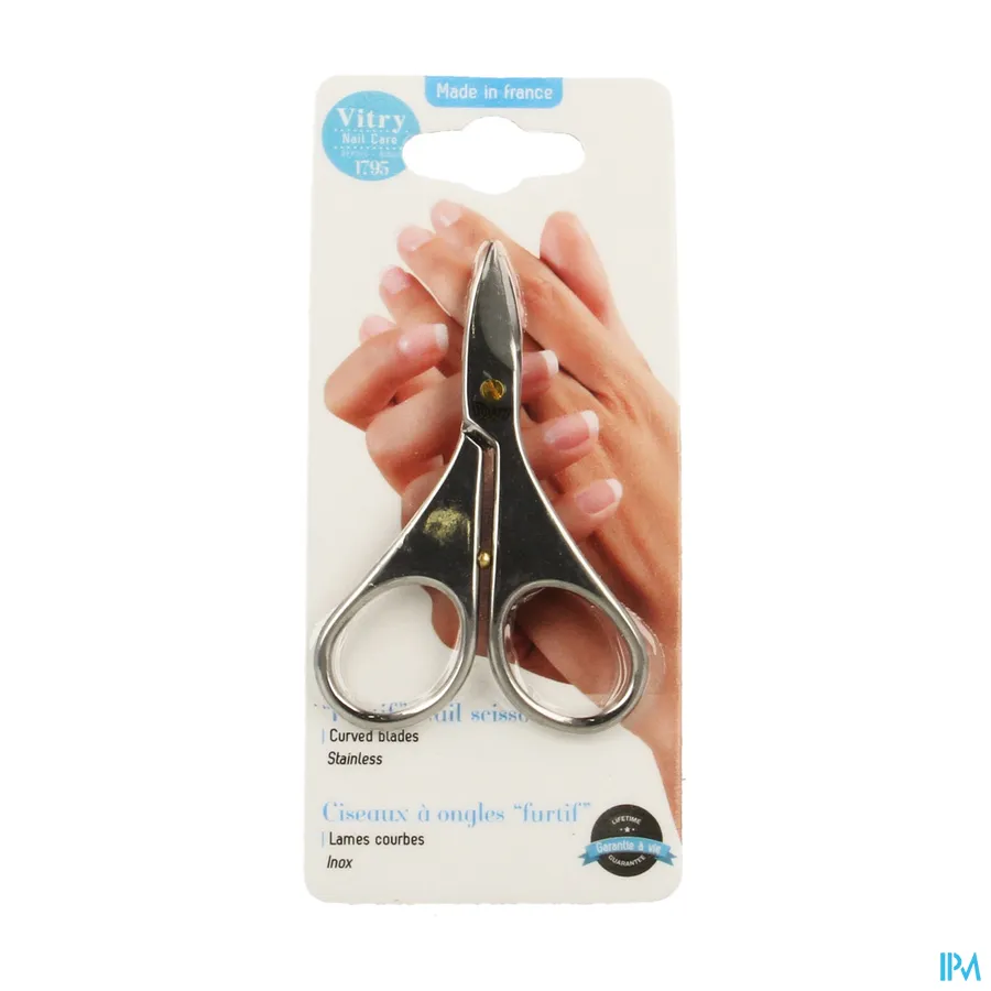 packshot van Vitry Vingernagelschaar met Gebogen Lemmetten in Inox