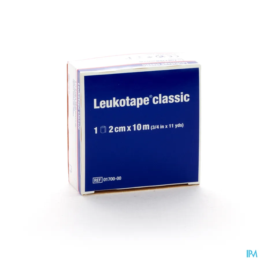 packshot van Leukotape Classic 2 cm x 10 m 1 stuk