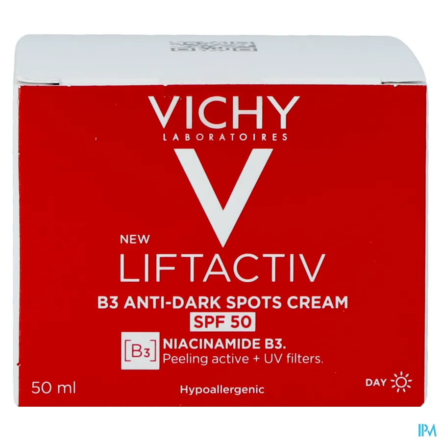 packshot van Vichy LiftActiv B3 Dagcrème tegen Pigmentvlekken SPF 50 50 ml