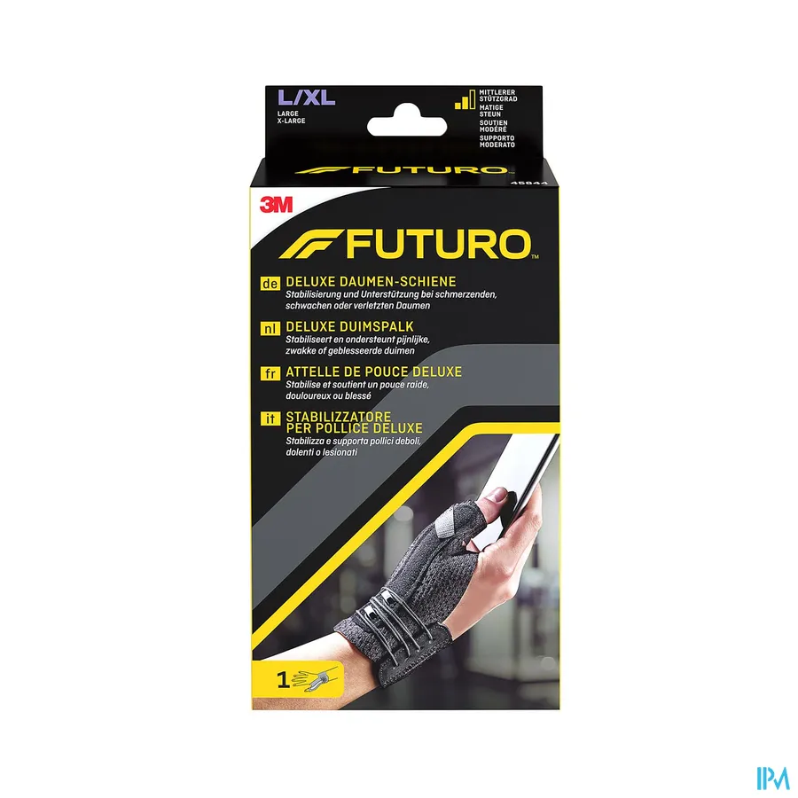 packshot van Futuro Deluxe Duimspalk Large-XLarge (Middelmatig Stabiliserende Steun)