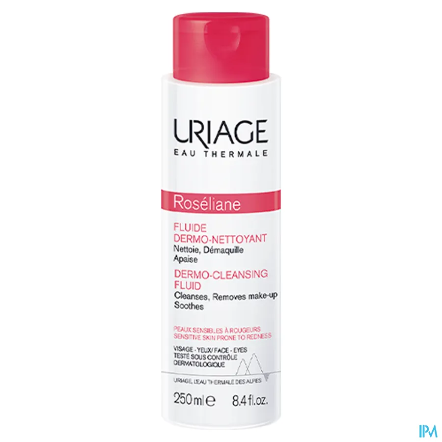 packshot van Uriage Roseliane Reinigende Fluid 250 ml