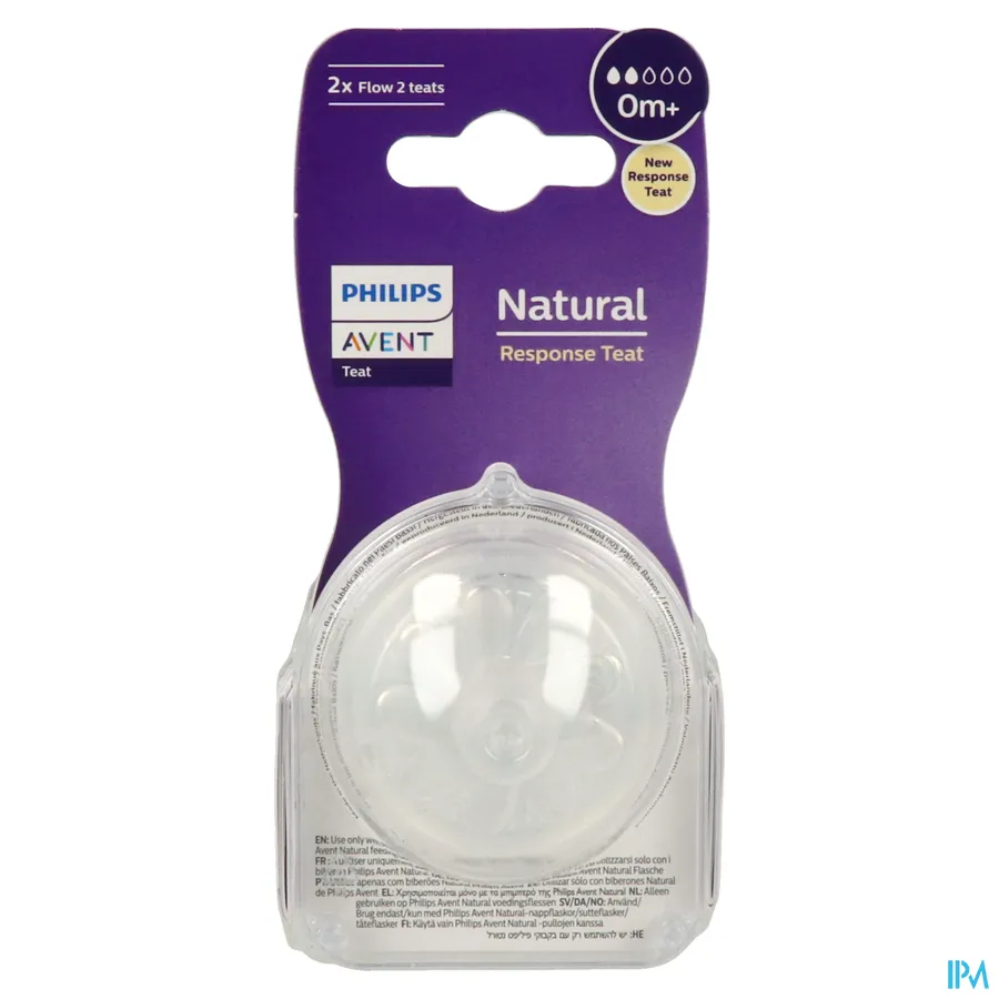 packshot van Philips Avent Natural 3.0 Zuigspeen 0m+ T2 1