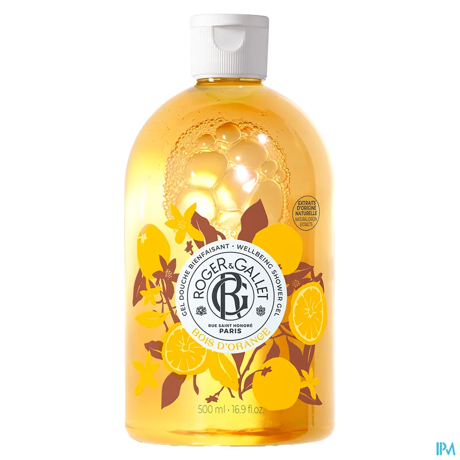 packshot van Roger & gallet Bois Orange Douchegel 500 ml