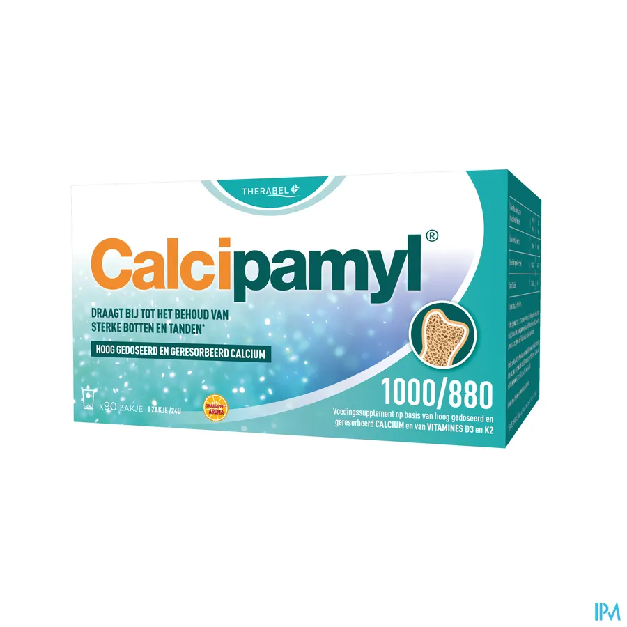 packshot van Therabel Calcipamyl 90 sticks