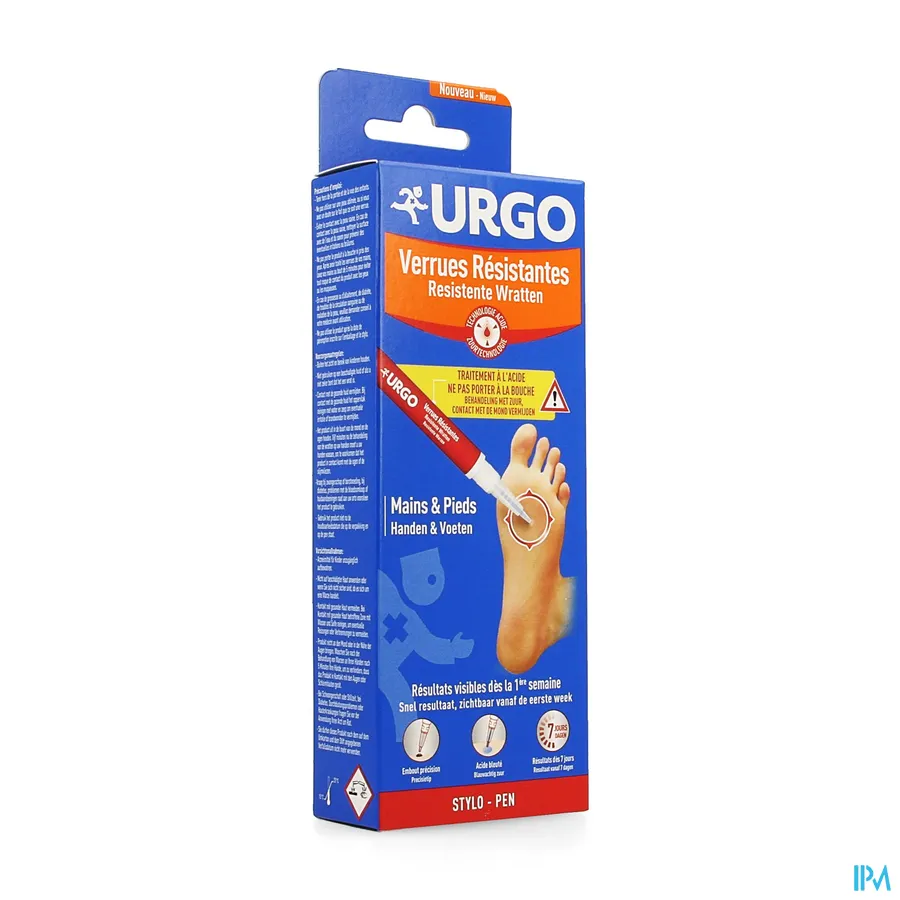packshot van Urgo Pen ter Behandeling van Hardnekkige Likdoorns en Eeltplekken 1 Stuk