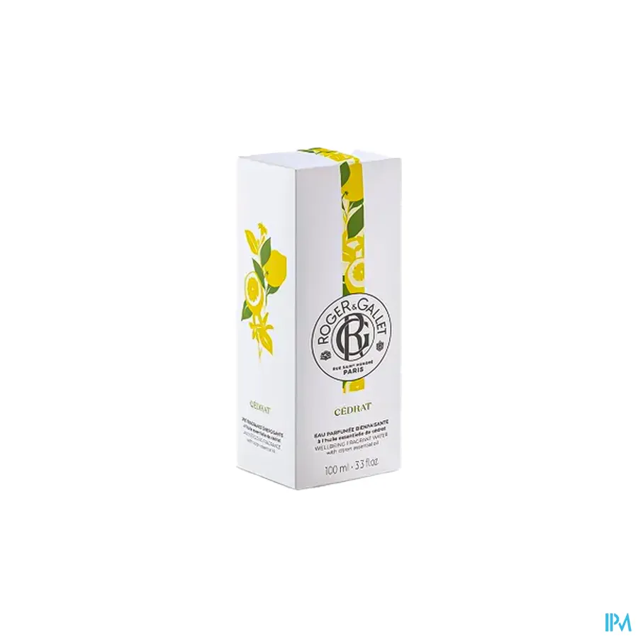 packshot van Roger & gallet Cedrat Eau Parfumee 100 ml