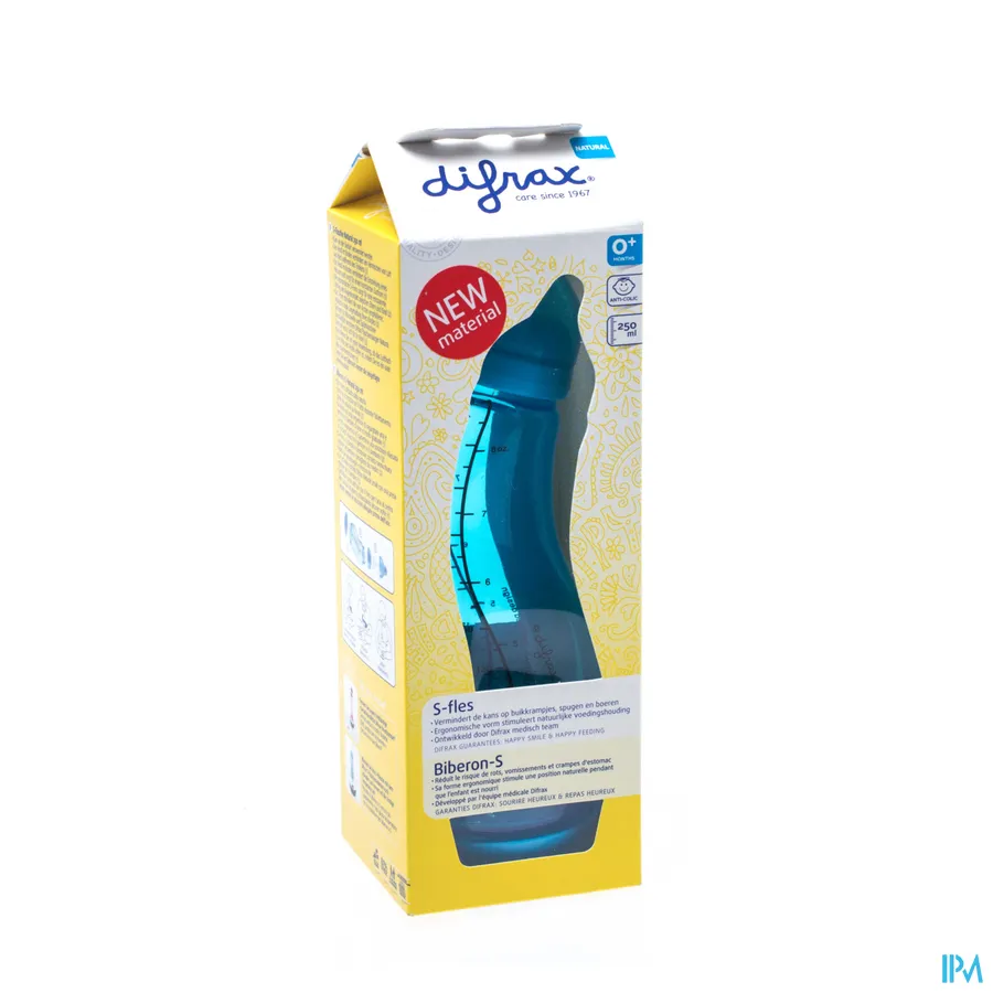 packshot van Difrax Zuigfles S 250 ml