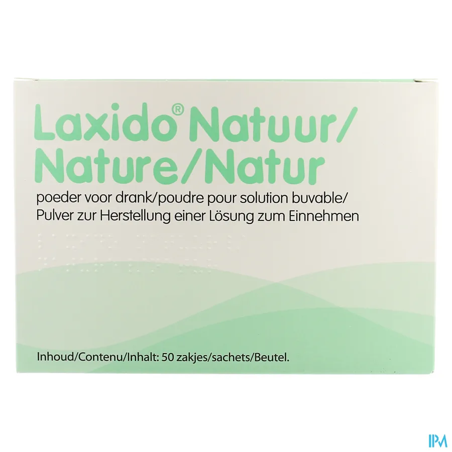 packshot van Laxido Natuur 50 zakjes