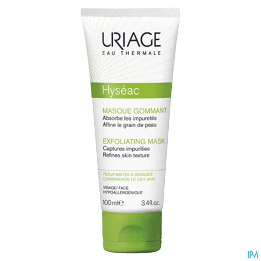 packshot van Uriage Hyséac Scrubmasker 100 ml