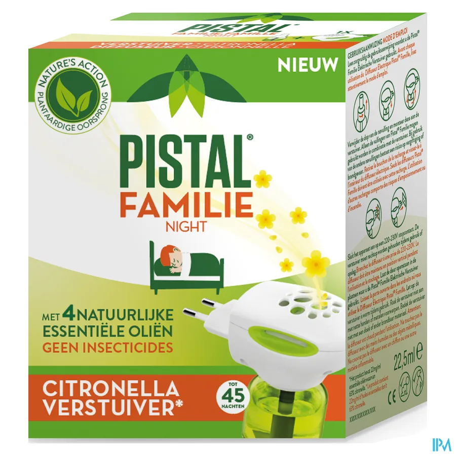 packshot van Pistal Familie Elektrische Verstuiver Citronella 1 stuk