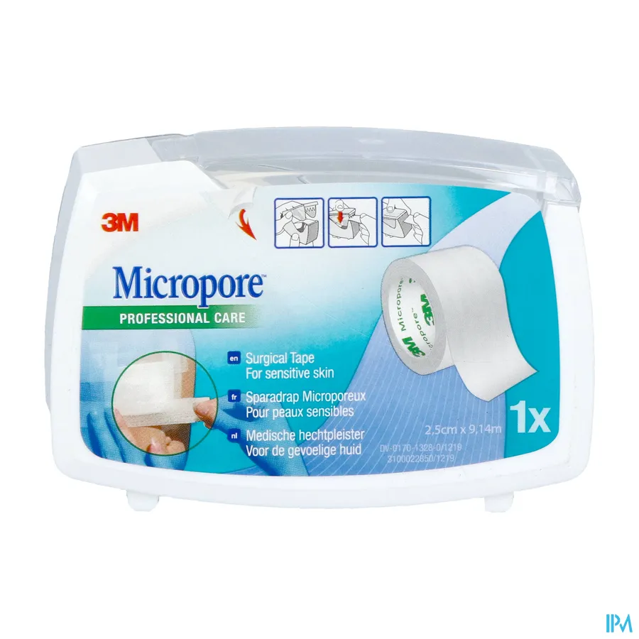 packshot van Micropore 25mm x 9,14m