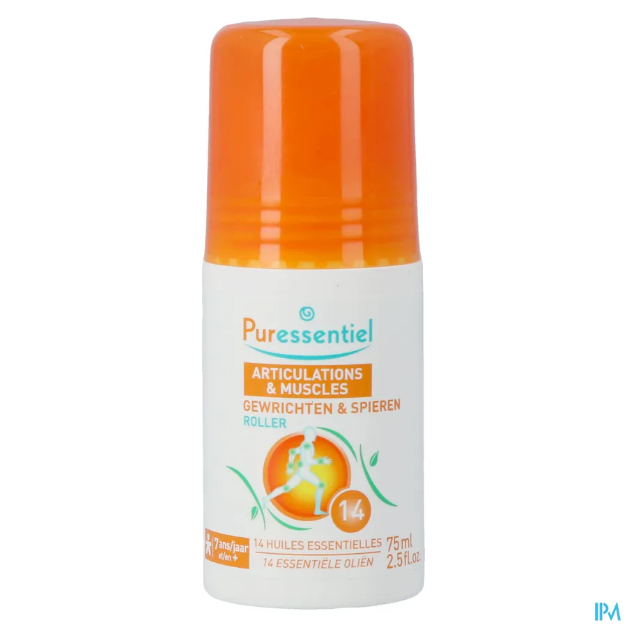 packshot van Puressentiel Roller voor Spieren en Gewrichten 75 ml