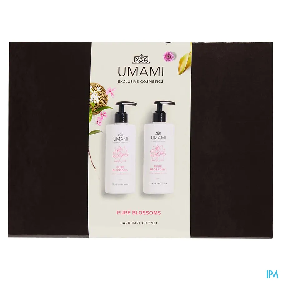 packshot van Umami Pure Blossoms Giftset Hand 300 ml