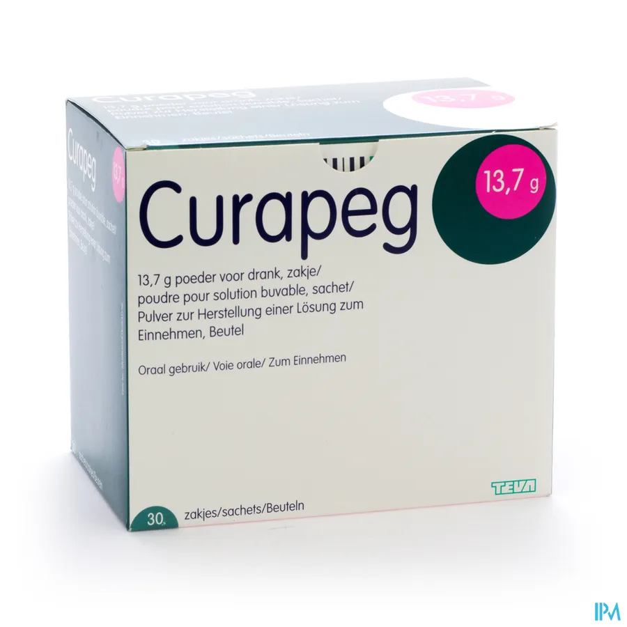 packshot van Curapeg 30 zakjes